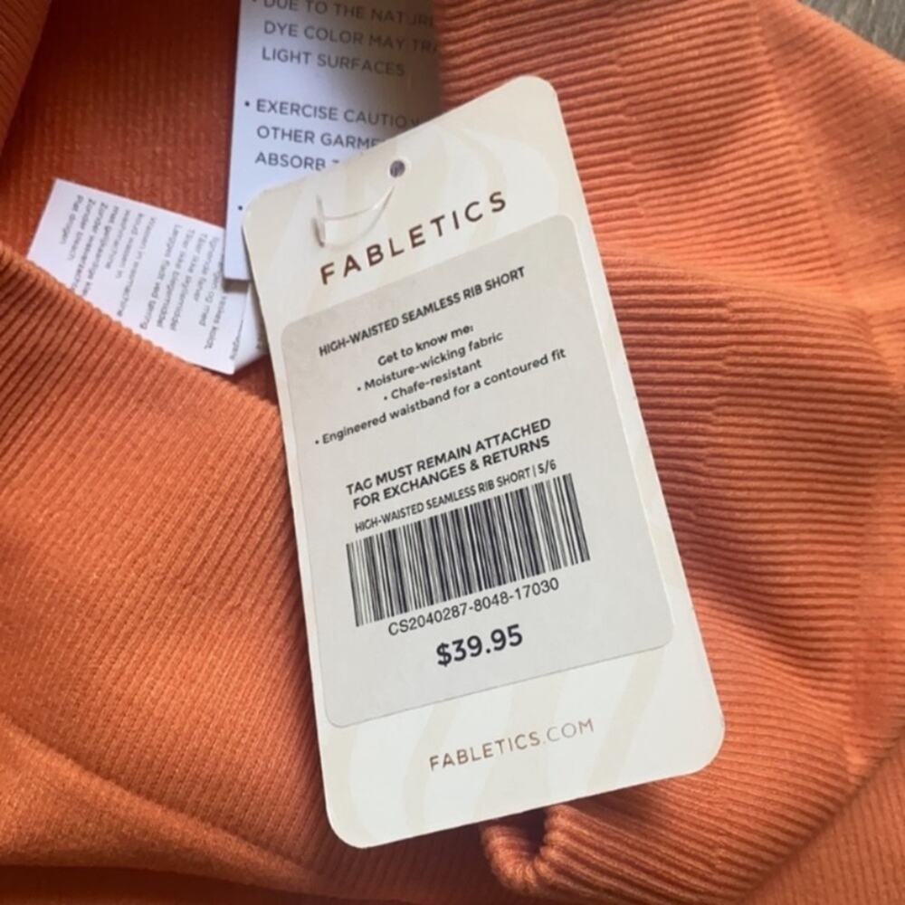 Fabletics High Waisted Seamless Rib Short - Picture 7 of 7